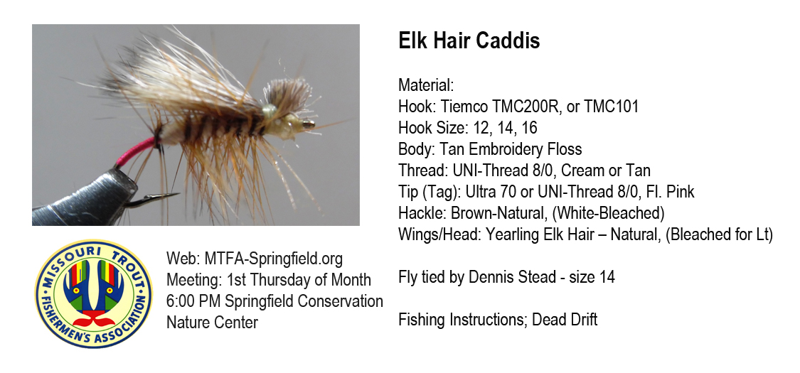 Elk Hair Caddis Tan