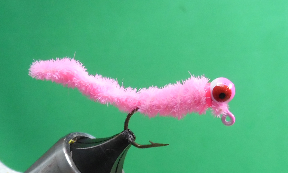 Pink Pig Tail Jig Fly - Missouri Trout Fisherman's Association