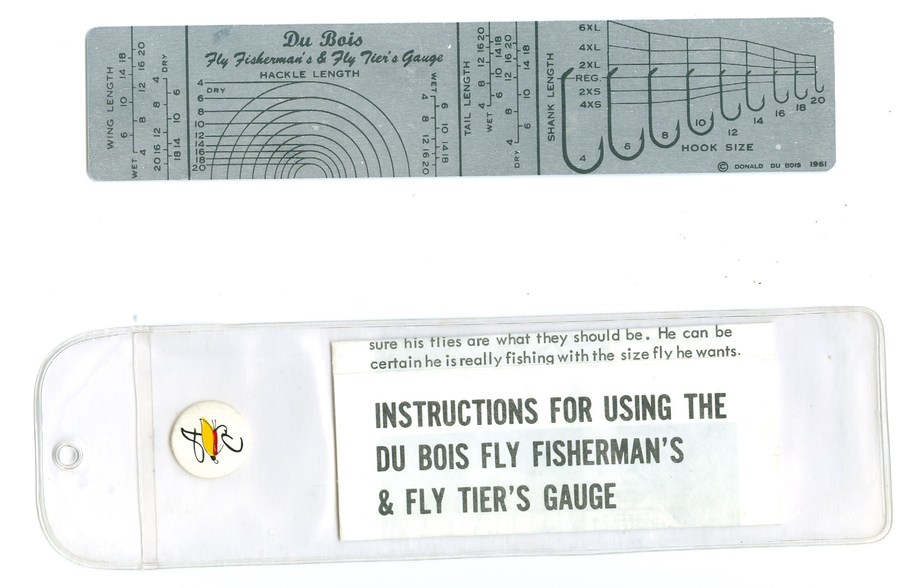 Du Bois Fly Fiherman's & Fly Tier's Gauge - Missouri Trout Fisherman's  Association - Springfield Chapter